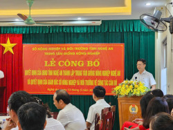 Thành lập Trung tâm giống Nông nghiệp trên cơ sở hợp nhất Trung tâm giống Cây trồng và Trung tâm giống Chăn nuôi